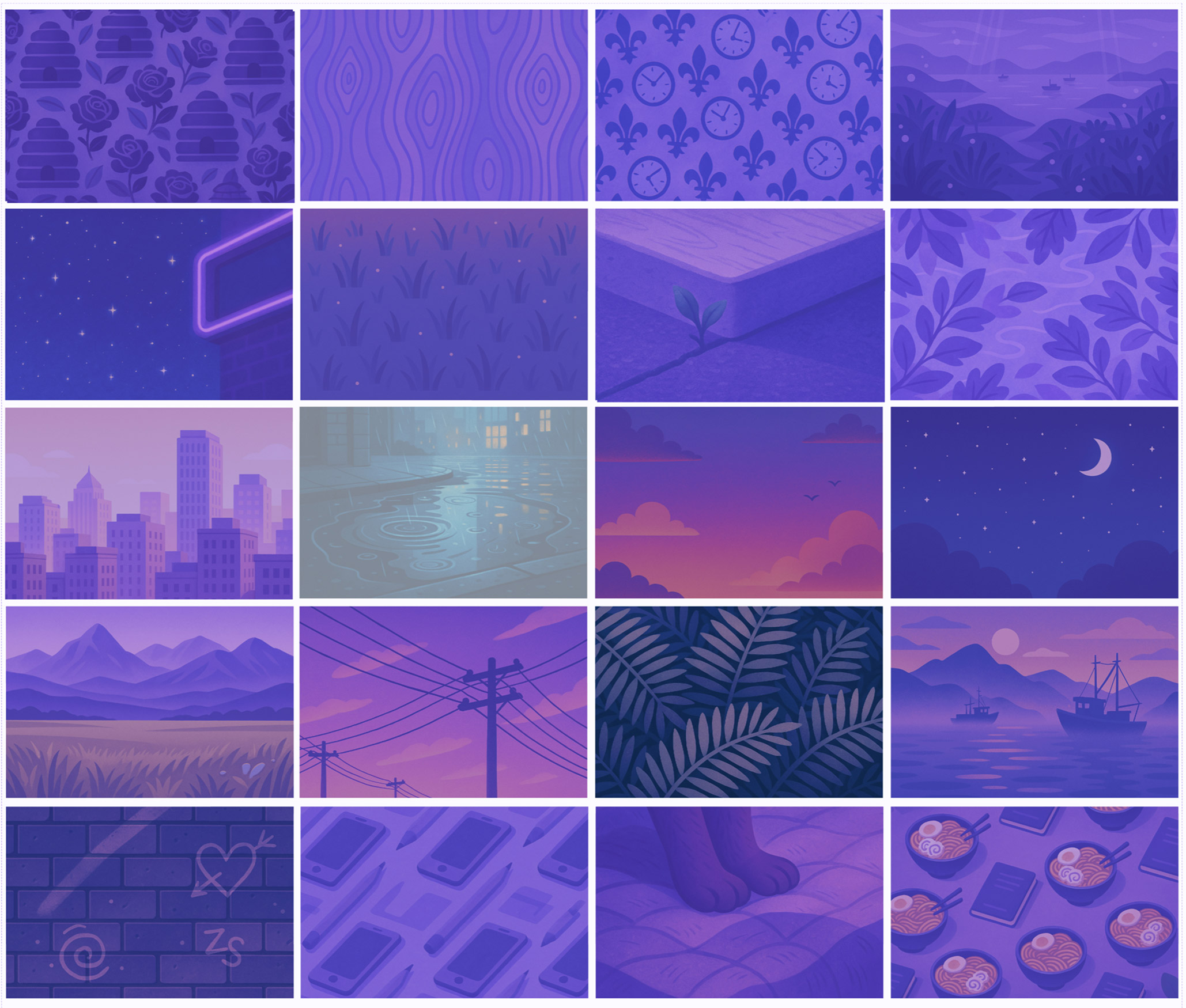 images grid